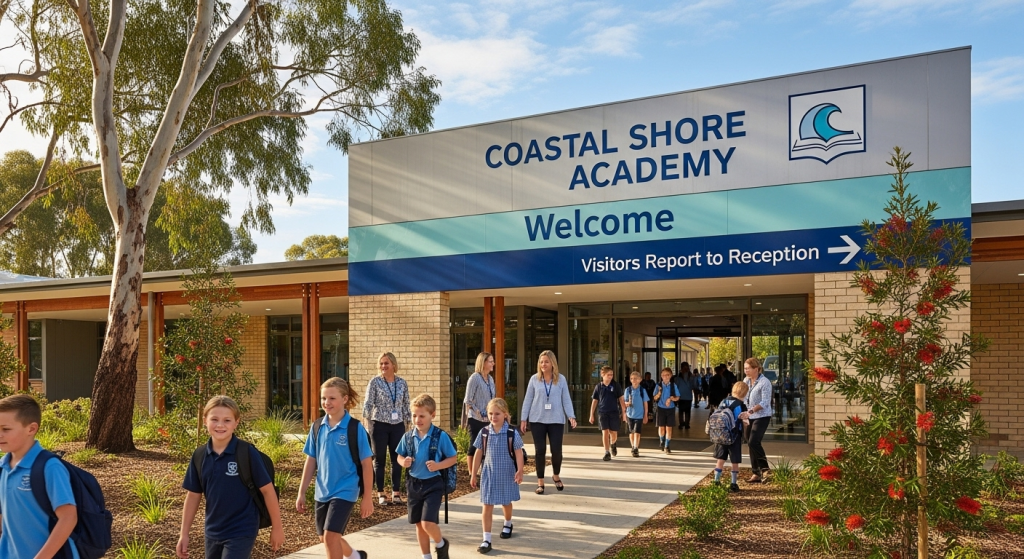 school branding signage