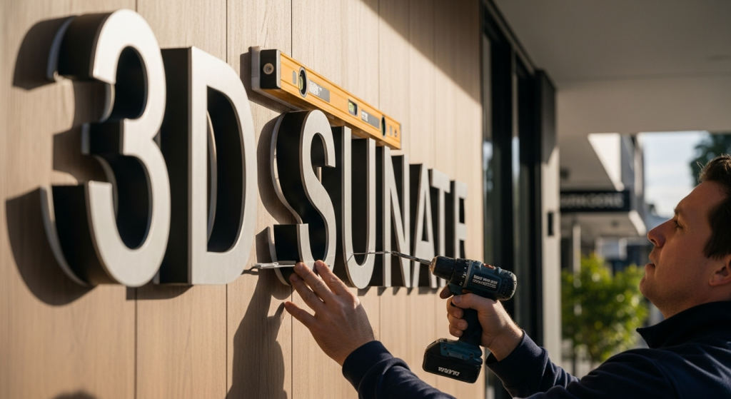 3D business signs
