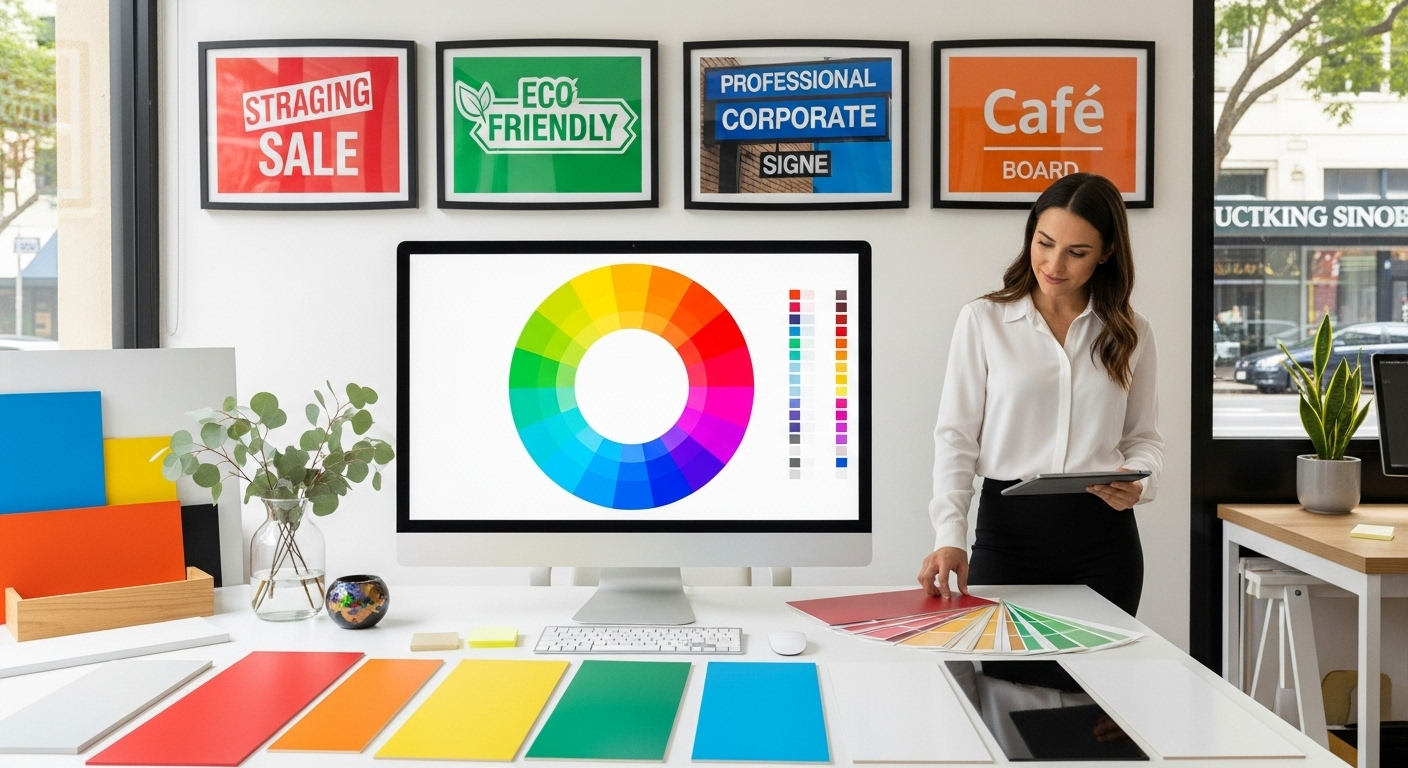 The Psychology of Colors in Signage Design