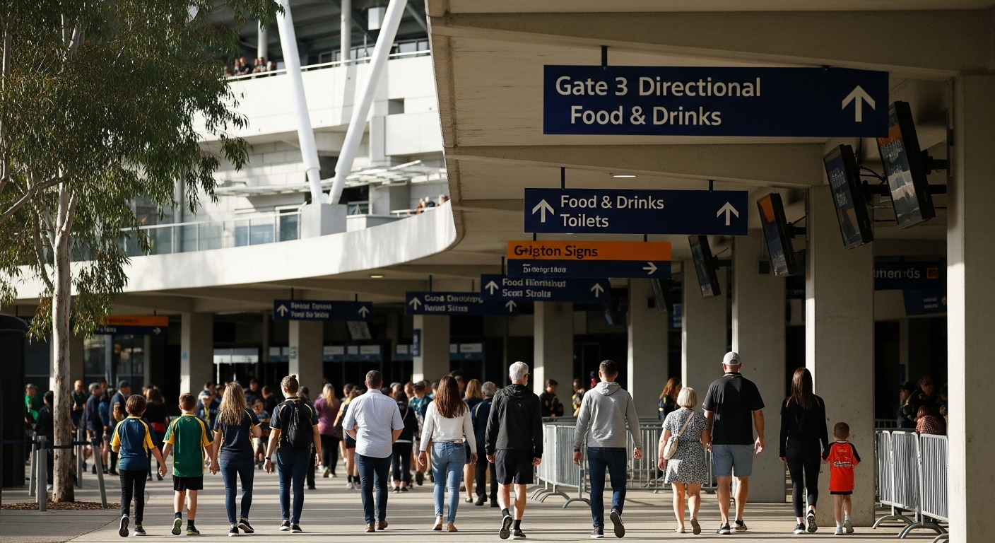 The Importance of Directional Signs in Stadiums
