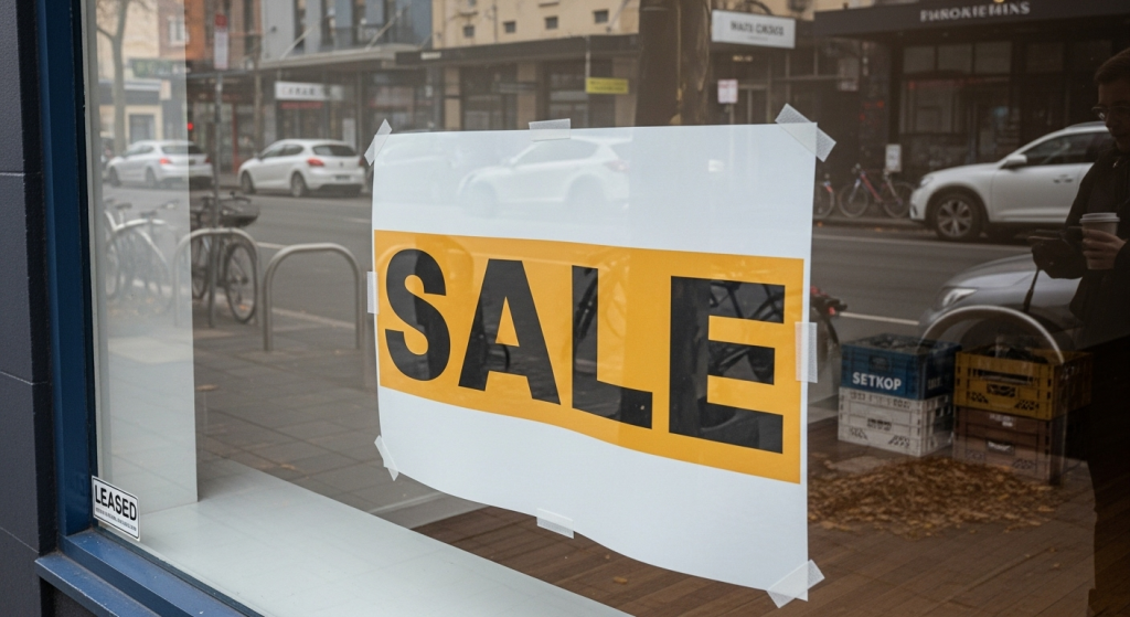 commercial window signs