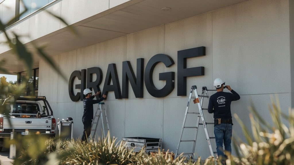 backlit dimensional letters