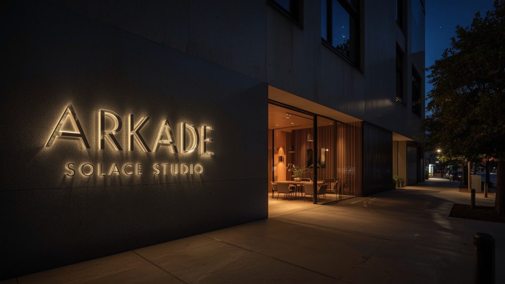 laser-cut business signs