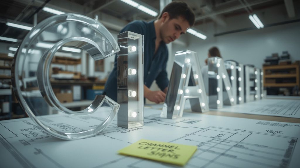 outdoor business signs