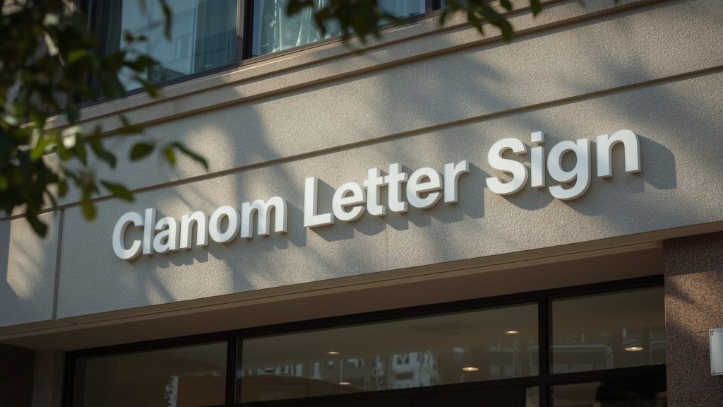 storefront signage