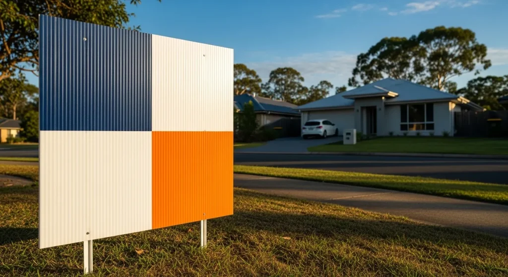 Custom corflute printing