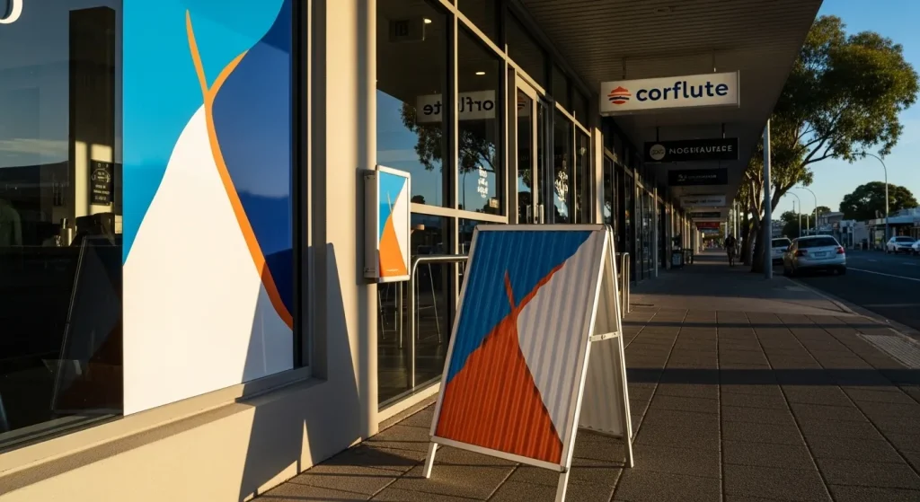 Printed corflute boards