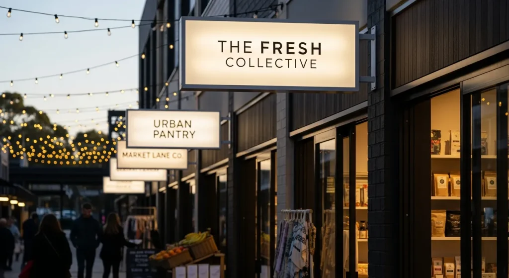 illuminated shop front signs