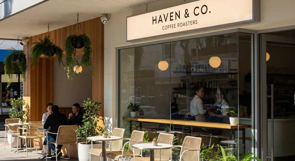 retail lightbox branding