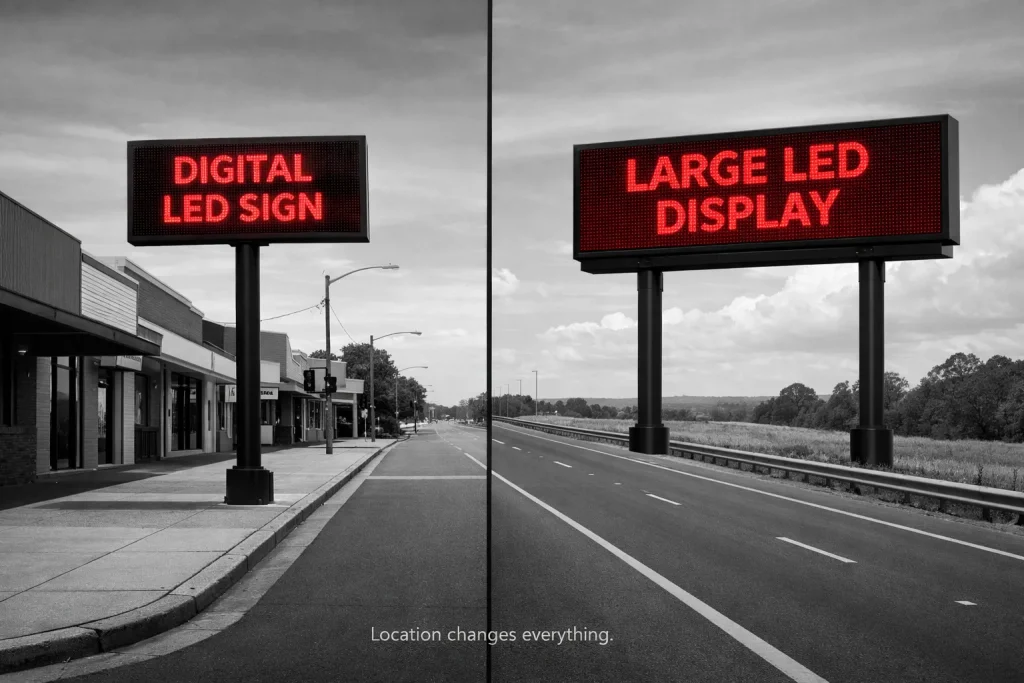 commercial LED sign solutions