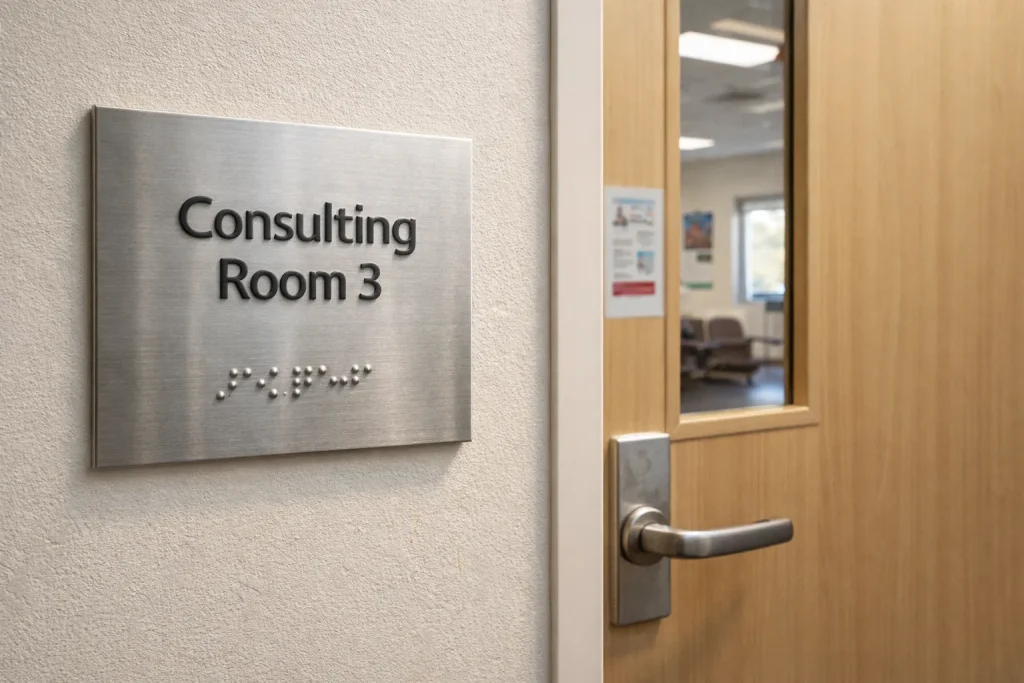 tactile signage Australia