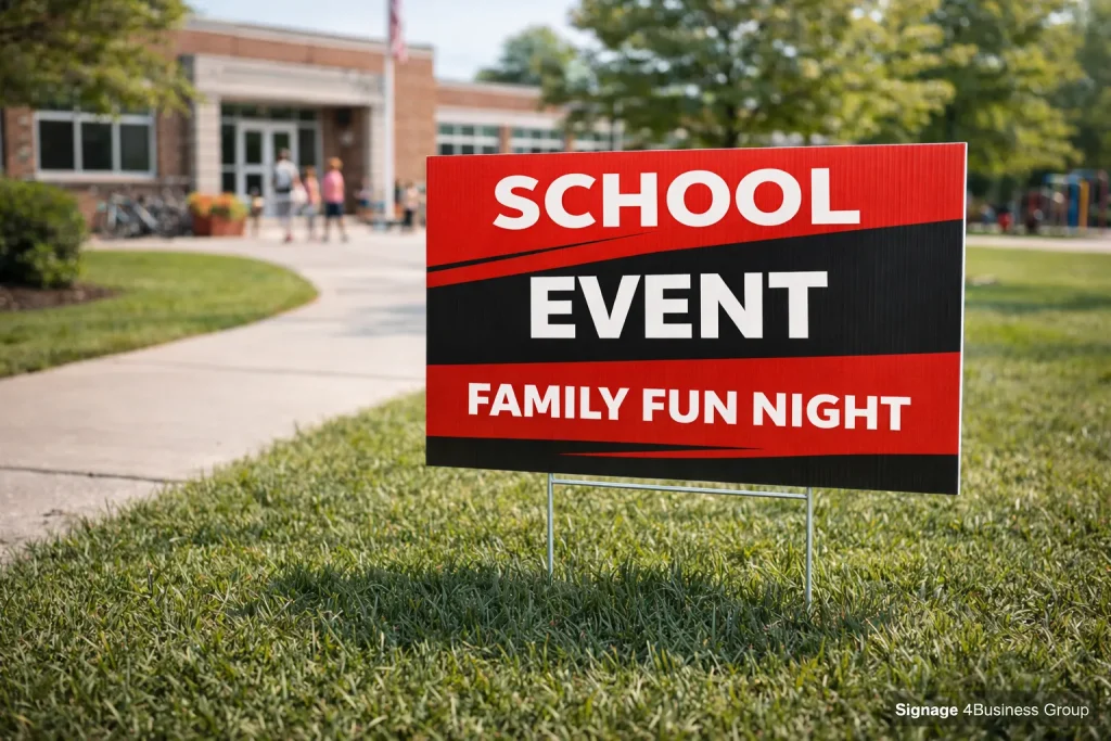 Business promotional signs