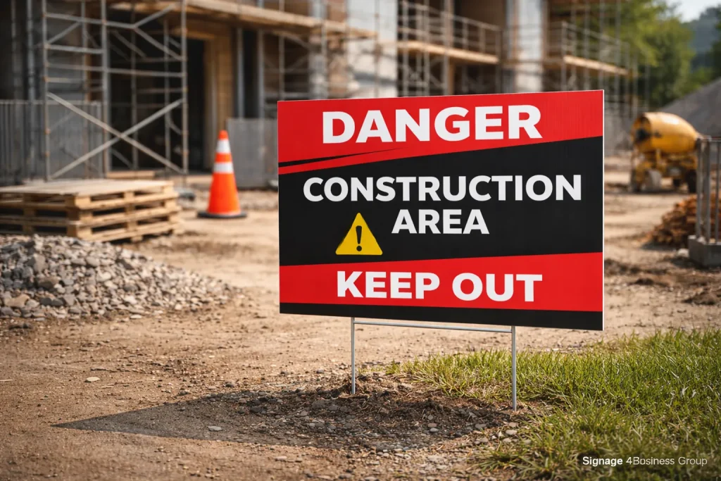 Directional event signs