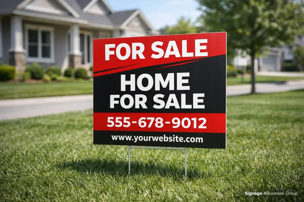 Lawn signage
