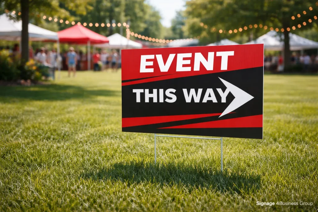 Real estate yard signs