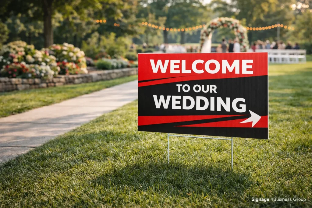 Temporary outdoor signs