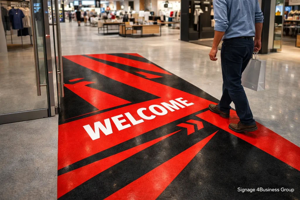 branded floor stickers