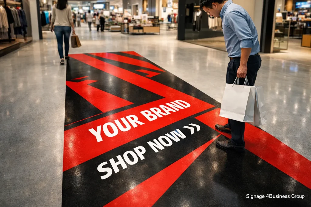 floor advertising ideas