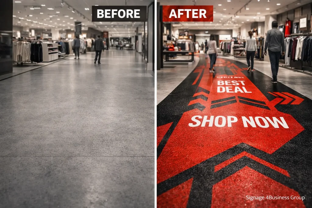 vinyl floor decals