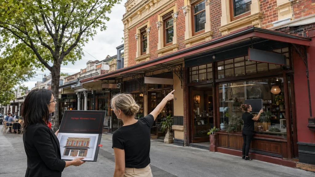 Signage Consultation on Heritage Street