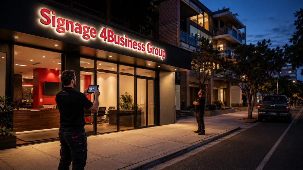 Twilight Storefront Inspection